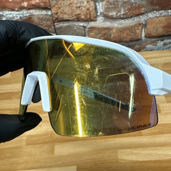 Rawlings SR0623 Sunglasses White Frame Yellow Lenses - Picture 11 of 11